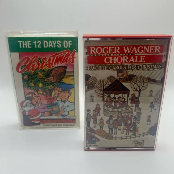 Christmas cassettes, vintage, all Tapes included with original case - Picture 4 of 5